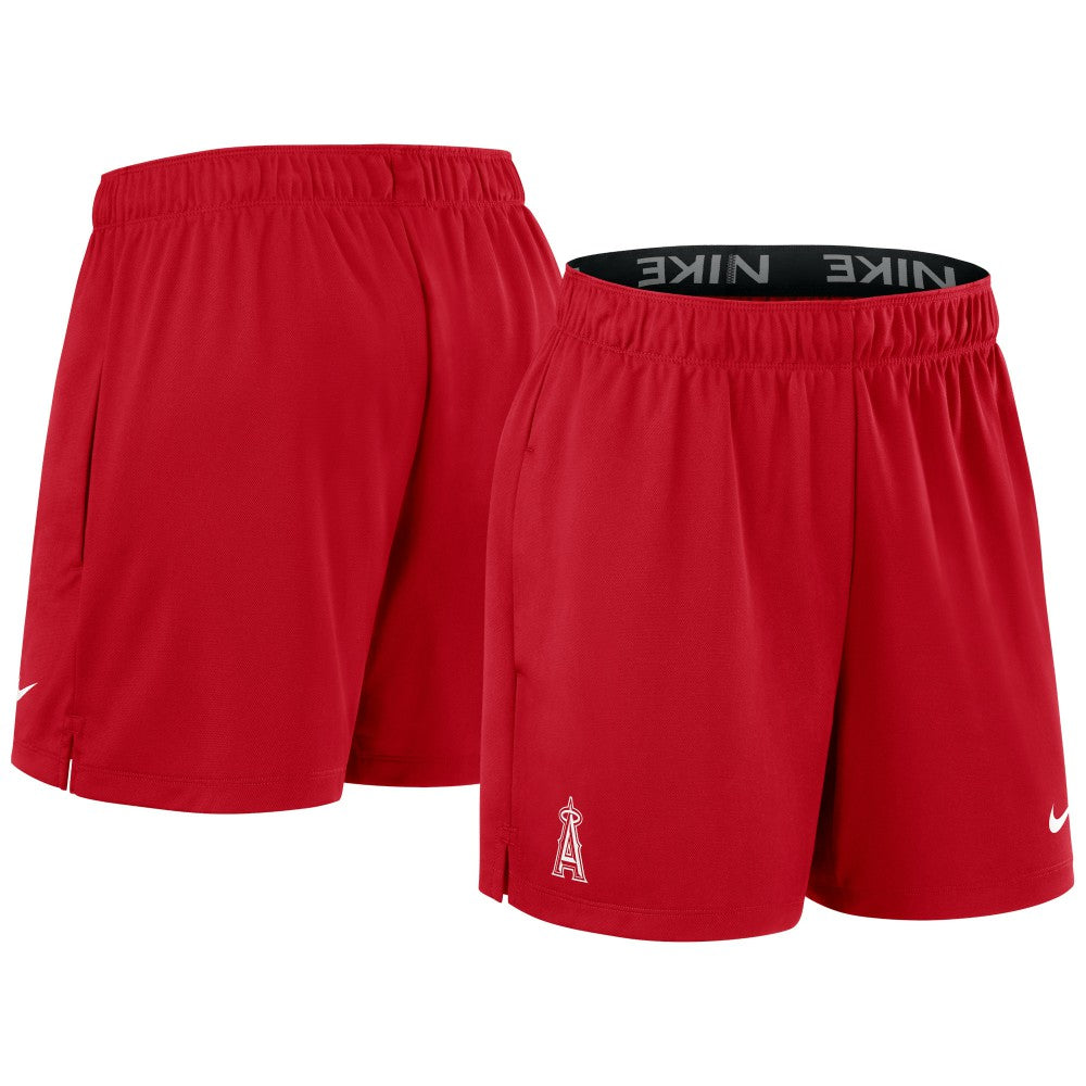 Los Angeles Angels Nike Women's Authentic Collection Knit Shorts - MLB Shorts