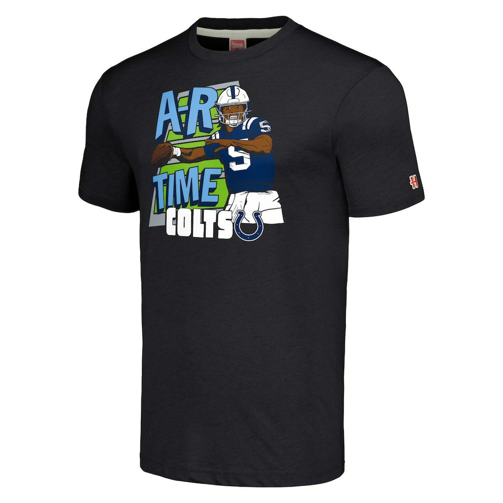Indianapolis Colts Anthony Richardson Sr.  Homage Unisex Caricature Player Tri-Blend T-Shirt | NFL New