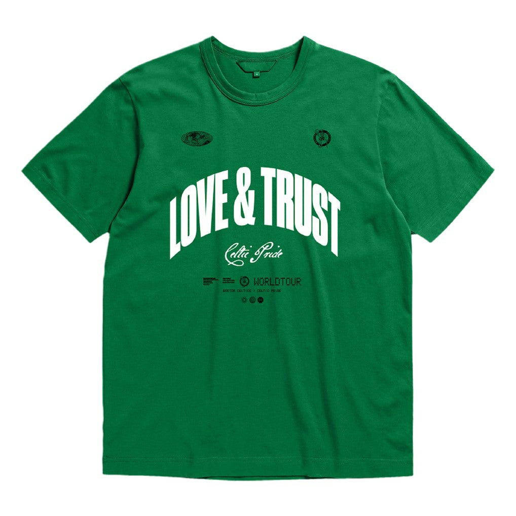 Kelly Green Boston Celtics Bleacher Report x  Unisex World Tour T-Shirt | NBA