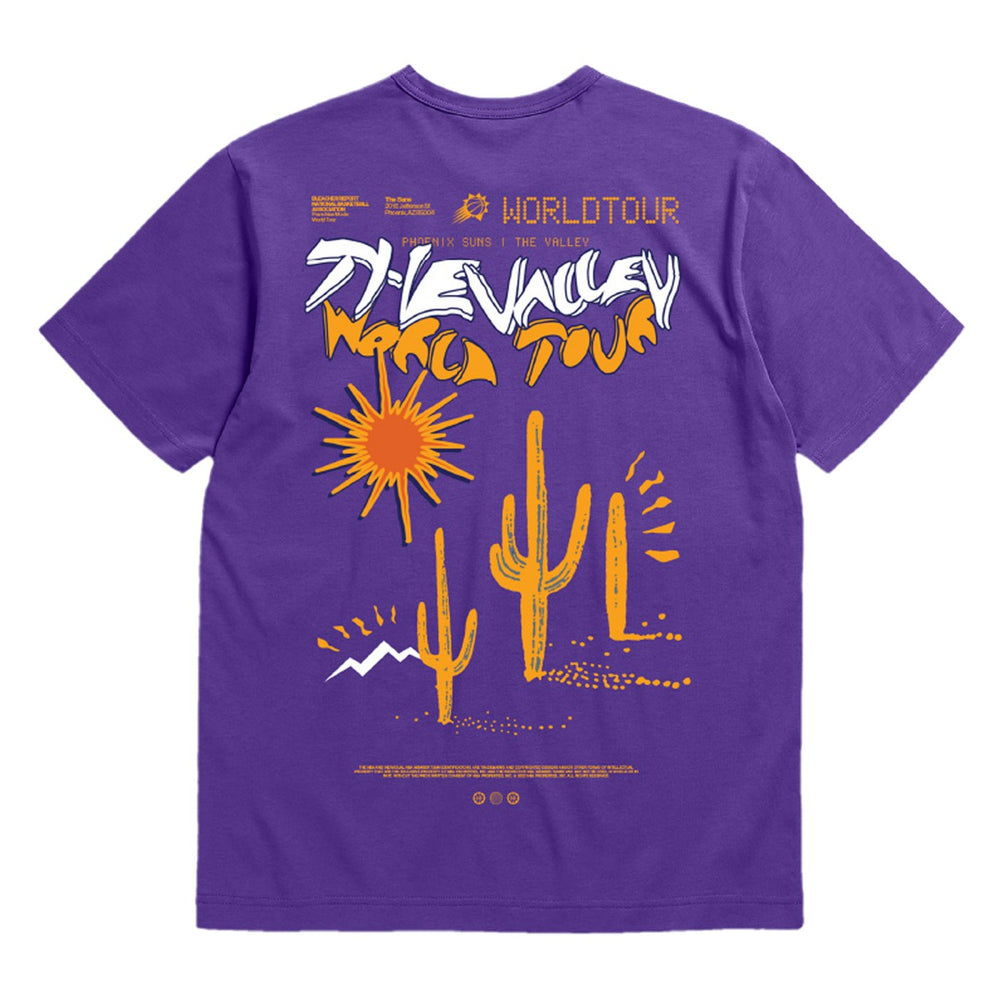 Purple Phoenix Suns Bleacher Report x  Unisex World Tour T-Shirt | NBA