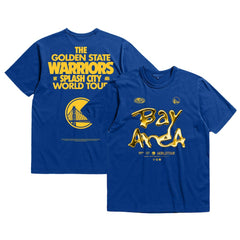 Royal Golden State Warriors Bleacher Report x  Unisex World Tour T-Shirt | NBA