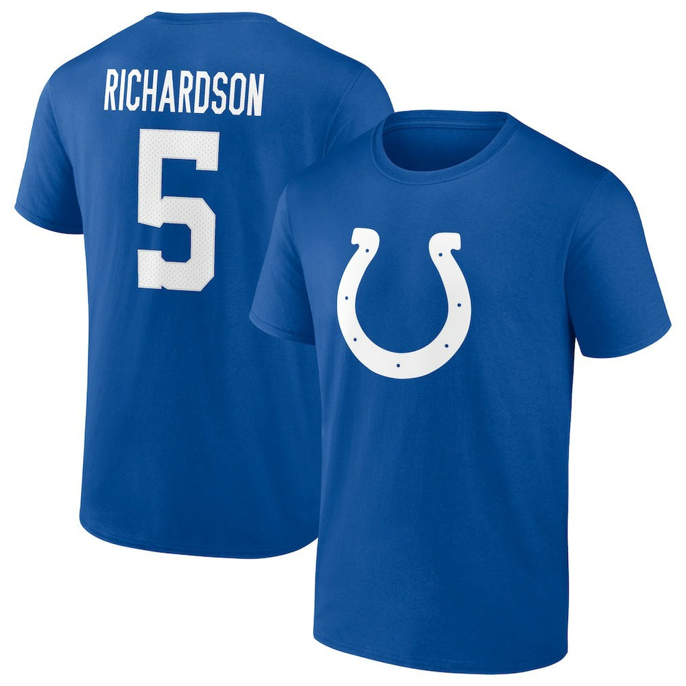 Indianapolis Colts Anthony Richardson  Icon Name & Number T-Shirt | NFL On sale