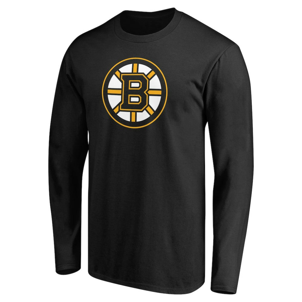 Boston Bruins Primary Logo Long Sleeve T-Shirt -  NHL T-shirts