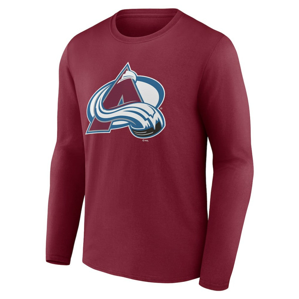 Colorado Avalanche Primary Logo Long Sleeve T-Shirt -  NHL T-shirts