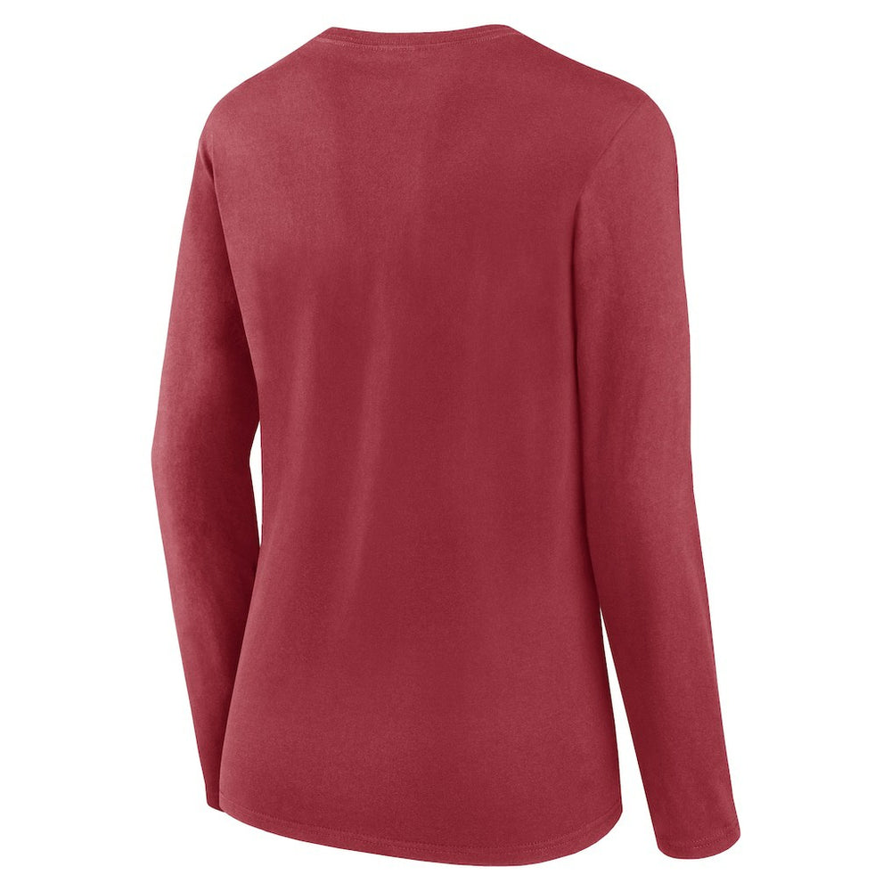 Arizona Cardinals Women's Plus Size Foiled Play Long Sleeve T-Shirt | NFL Hot