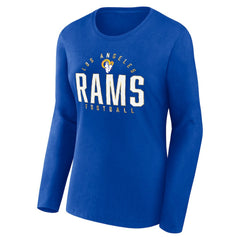 Los Angeles Rams Women's Plus Size Foiled Play Long Sleeve T-Shirt | NFL Outlet