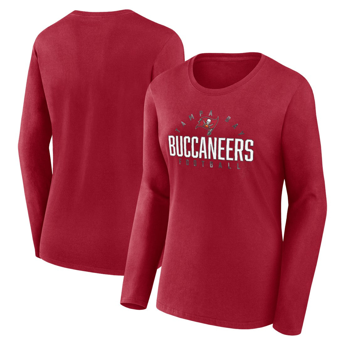 Tampa Bay Buccaneers Women's Plus Size Foiled Play Long Sleeve T-Shirt | NFL Near me