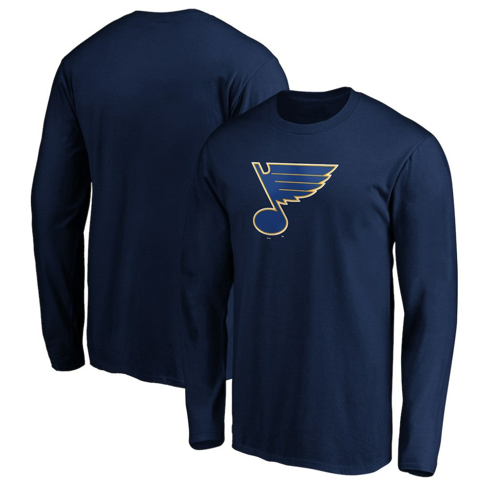 St. Louis Blues Primary Logo Long Sleeve T-Shirt -  NHL T-shirts