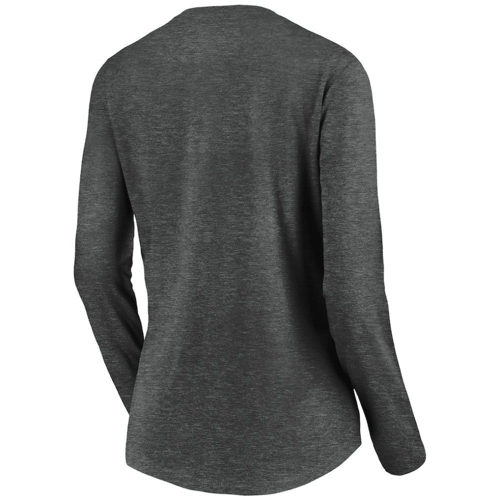 Vegas Golden Knights Women's Primary Logo V-Neck Long Sleeve T-Shirt -  NHL T-shirts
