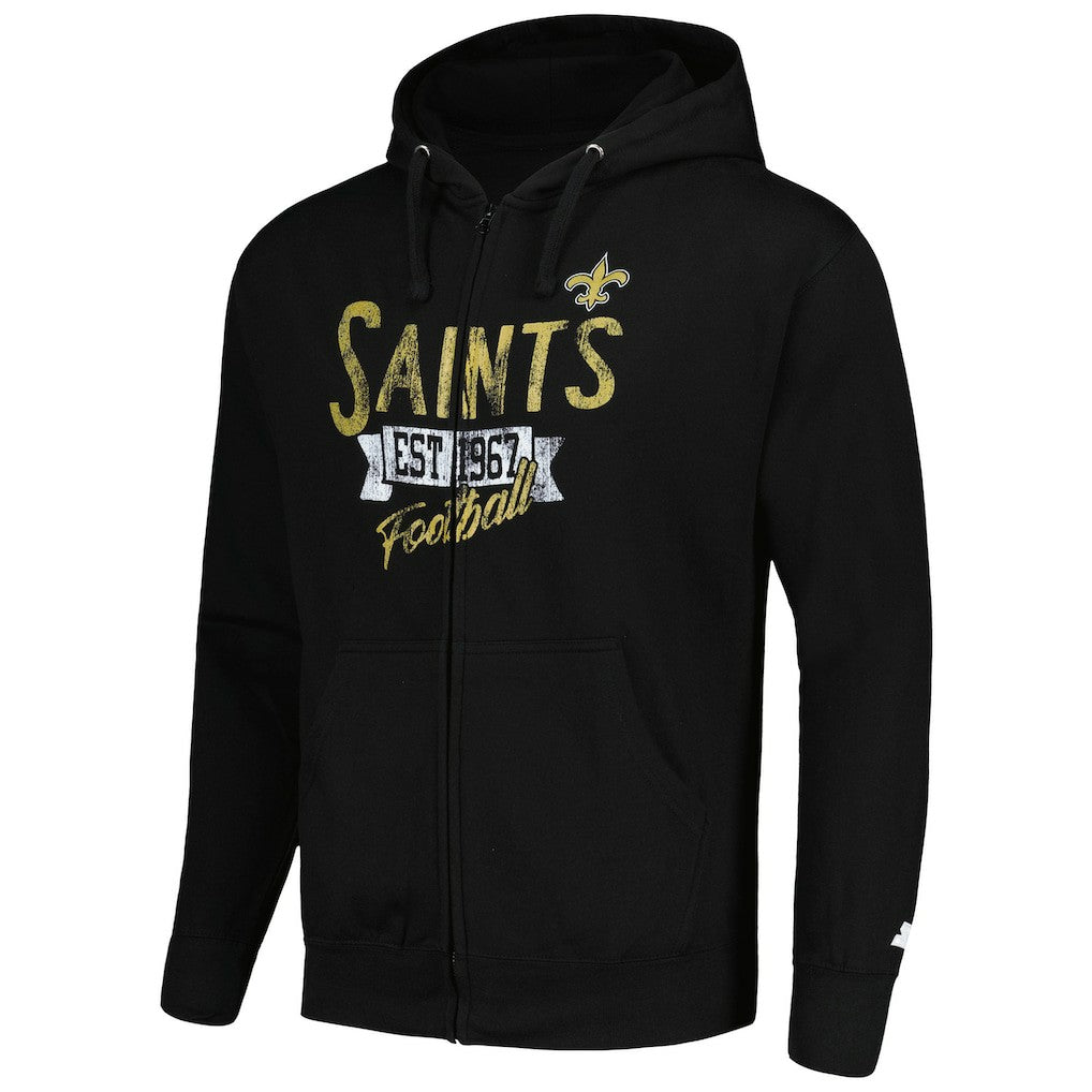 New Orleans Saints Starter Domestic Post Season Full-Zip Hoodie | NFL New