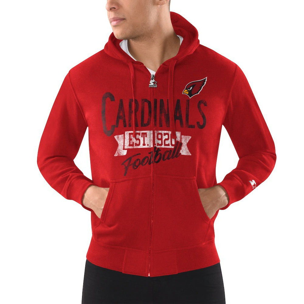Arizona Cardinals Starter Domestic Post Season Full-Zip Hoodie | NFL On sale