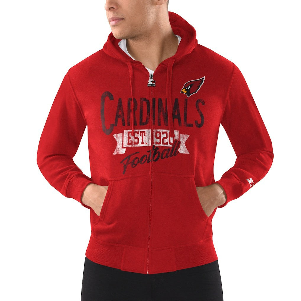 Arizona Cardinals Starter Domestic Post Season Full-Zip Hoodie | NFL On sale