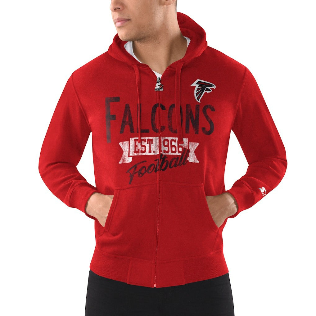 Atlanta Falcons Starter Domestic Post Season Full-Zip Hoodie | NFL Sale