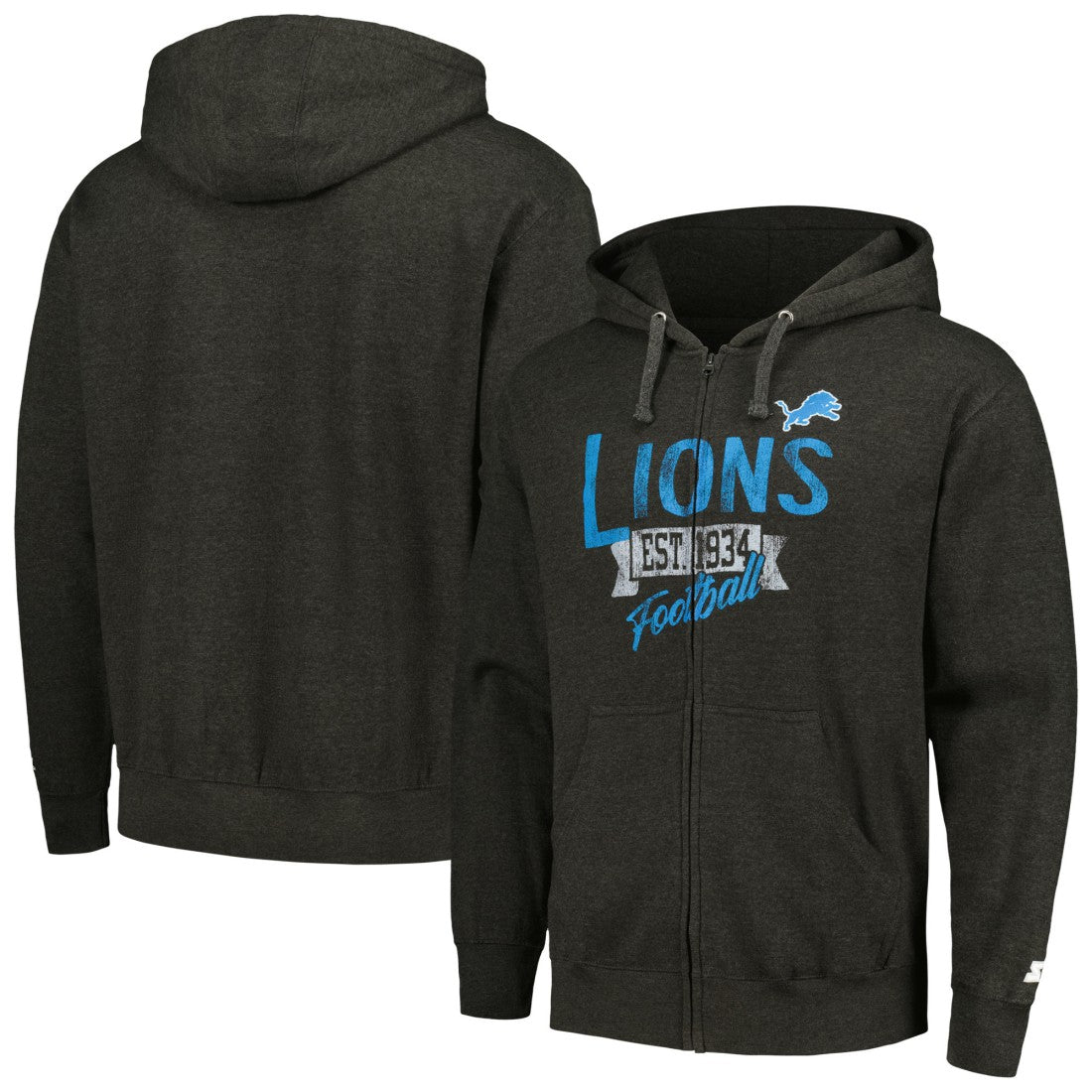 Detroit Lions Starter Domestic Post Season Full-Zip Hoodie | NFL New