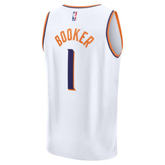 White Devin Booker Phoenix Suns Fast Break Replica Player Jersey | NBA