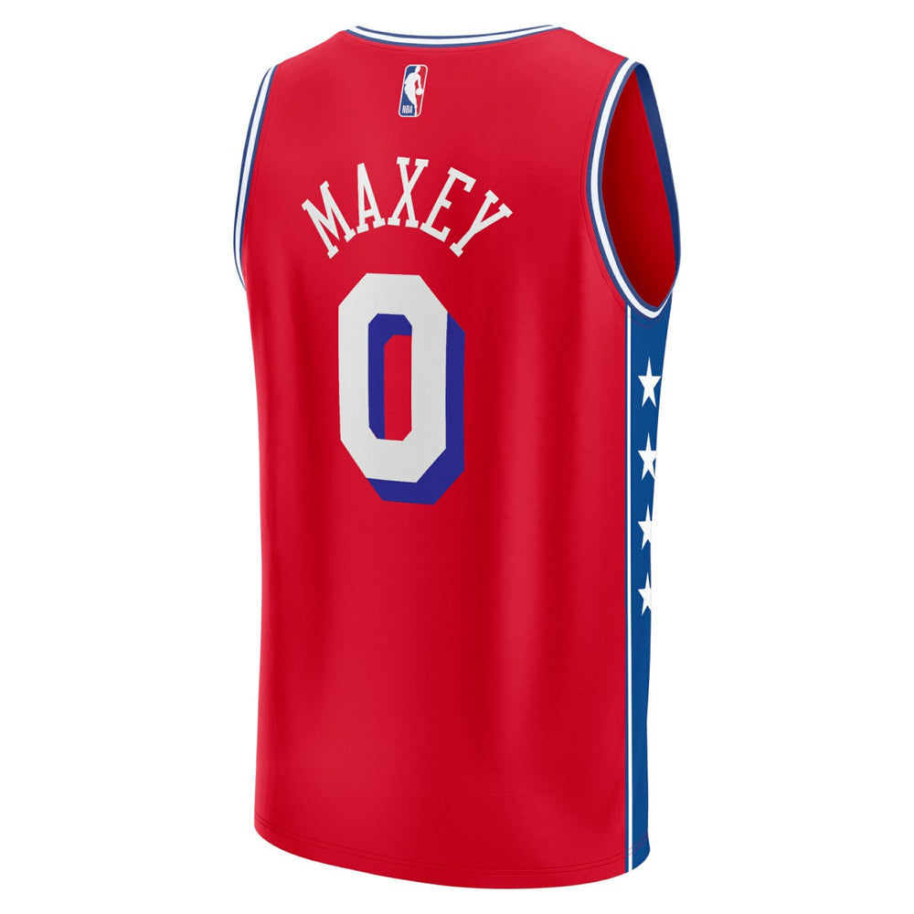 Red Tyrese Maxey Philadelphia 76ers Youth Fast Break Player Jersey | NBA
