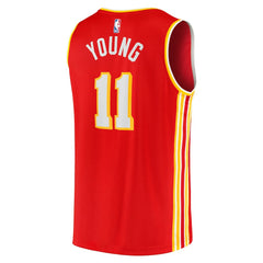 Red Trae Young Atlanta Hawks Fast Break Replica Jersey | NBA