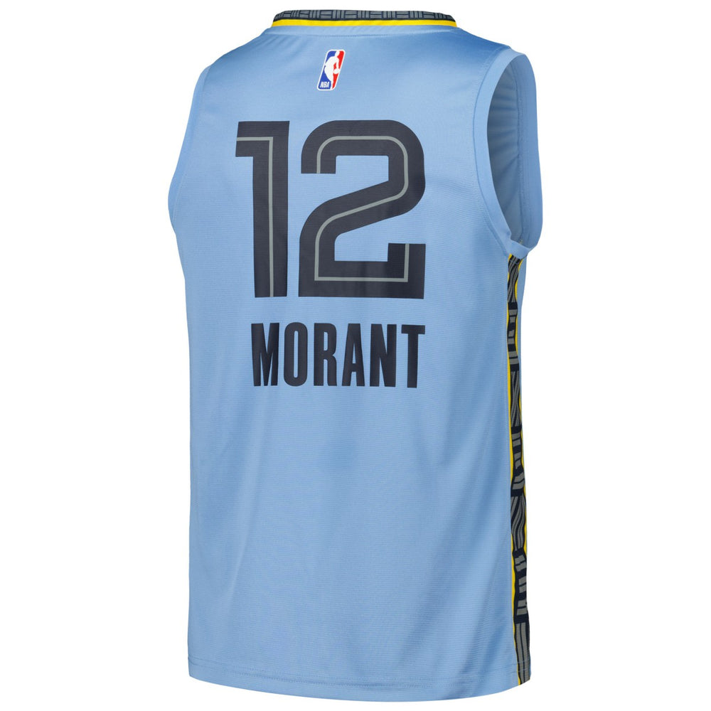 Light Blue Ja Morant Memphis Grizzlies Fast Break Replica Player Jersey | NBA