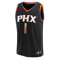 Black Devin Booker Phoenix Suns Fast Break Replica Player Jersey | NBA