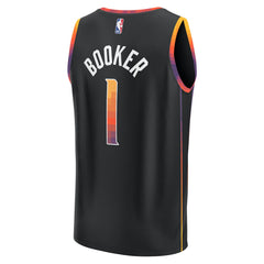 Black Devin Booker Phoenix Suns Fast Break Replica Player Jersey | NBA