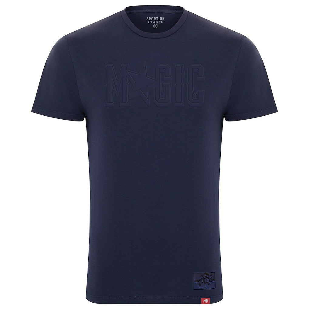 Heather Navy Orlando Magic x JEFRE Sportiqe Unisex 2023/24 City Edition Bingham T-shirt | NBA