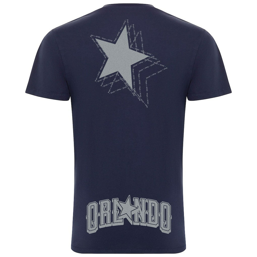 Heather Navy Orlando Magic x JEFRE Sportiqe Unisex 2023/24 City Edition Bingham T-shirt | NBA