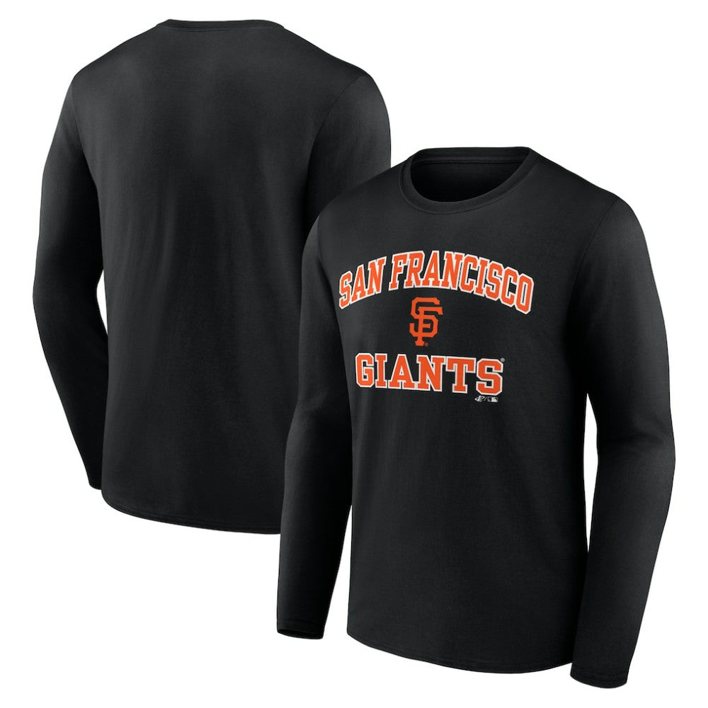 San Francisco Giants Logo Athletic Heart & Soul Long Sleeve T-Shirt - MLB T-shirts