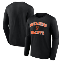 San Francisco Giants Logo Athletic Heart & Soul Long Sleeve T-Shirt - MLB T-shirts