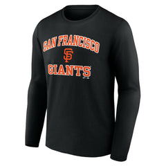 San Francisco Giants Logo Athletic Heart & Soul Long Sleeve T-Shirt - MLB T-shirts