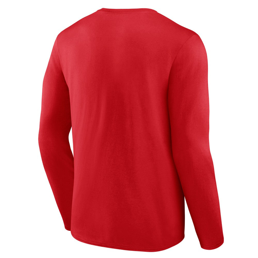 Cincinnati Reds Logo Athletic Heart & Soul Long Sleeve T-Shirt - MLB T-shirts