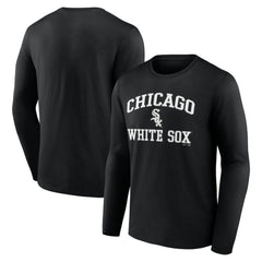 Chicago White Sox Logo Athletic Heart & Soul Long Sleeve T-Shirt - MLB T-shirts