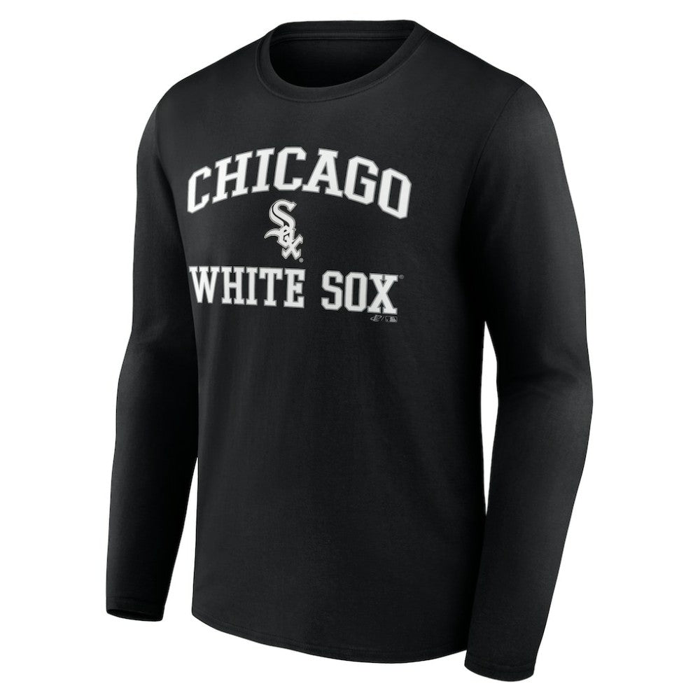 Chicago White Sox Logo Athletic Heart & Soul Long Sleeve T-Shirt - MLB T-shirts
