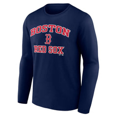 Boston Red Sox Logo Athletic Heart & Soul Long Sleeve T-Shirt - MLB T-shirts