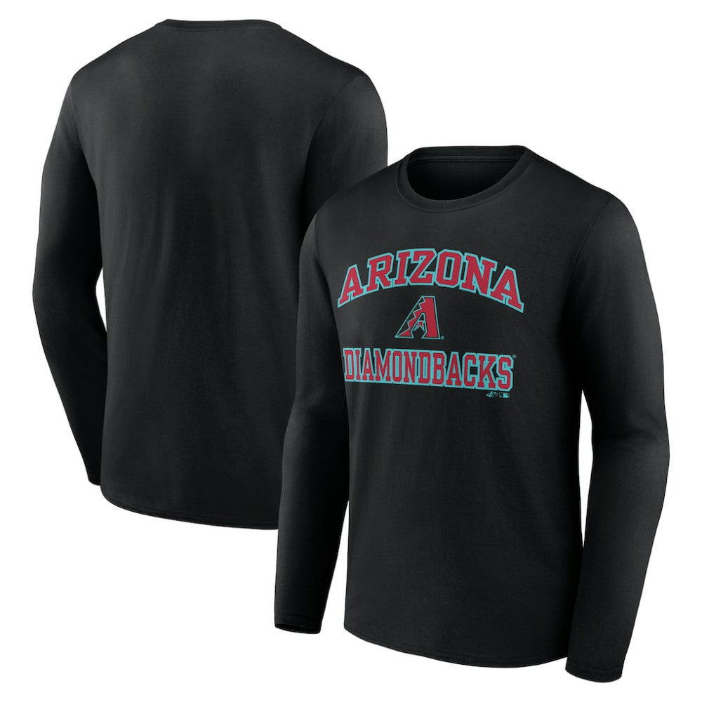 Arizona Diamondbacks Logo Athletic Heart & Soul Long Sleeve T-Shirt - MLB T-shirts