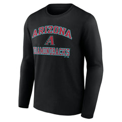 Arizona Diamondbacks Logo Athletic Heart & Soul Long Sleeve T-Shirt - MLB T-shirts