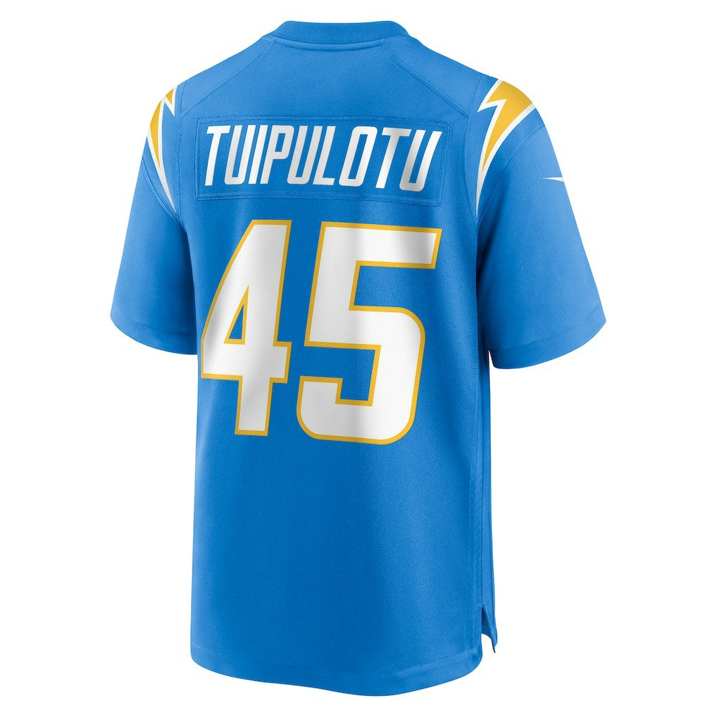 Los Angeles Chargers Tuli Tuipulotu  Team Game Jersey | NFL Online