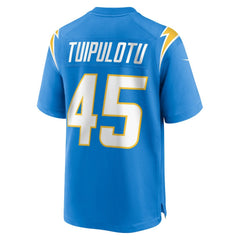 Los Angeles Chargers Tuli Tuipulotu  Team Game Jersey | NFL Online