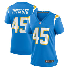 Los Angeles Chargers Tuli Tuipulotu  Women's Team Game Jersey | NFL Near me