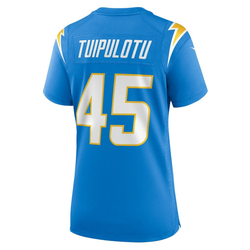 Los Angeles Chargers Tuli Tuipulotu  Women's Team Game Jersey | NFL Near me