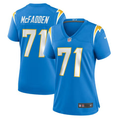 Los Angeles Chargers Jordan McFadden  Women's Team Game Jersey | NFL On sale