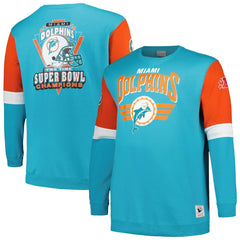 Miami Dolphins Big & Tall Fleece Pullover Sweatshirt | NFL On sale