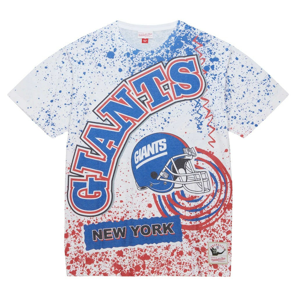 New York Giants Big & Tall Allover Print T-Shirt | NFL Outlet