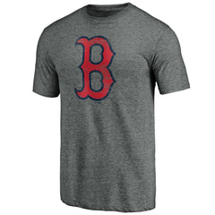 Boston Red Sox Official Logo Tri-Blend T-Shirt - MLB T-shirts