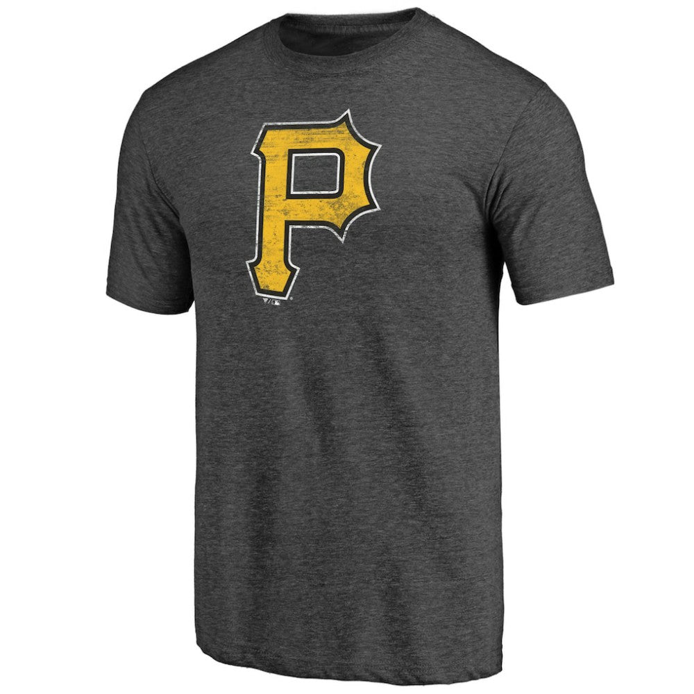 Pittsburgh Pirates Official Logo Tri-Blend T-Shirt - MLB T-shirts