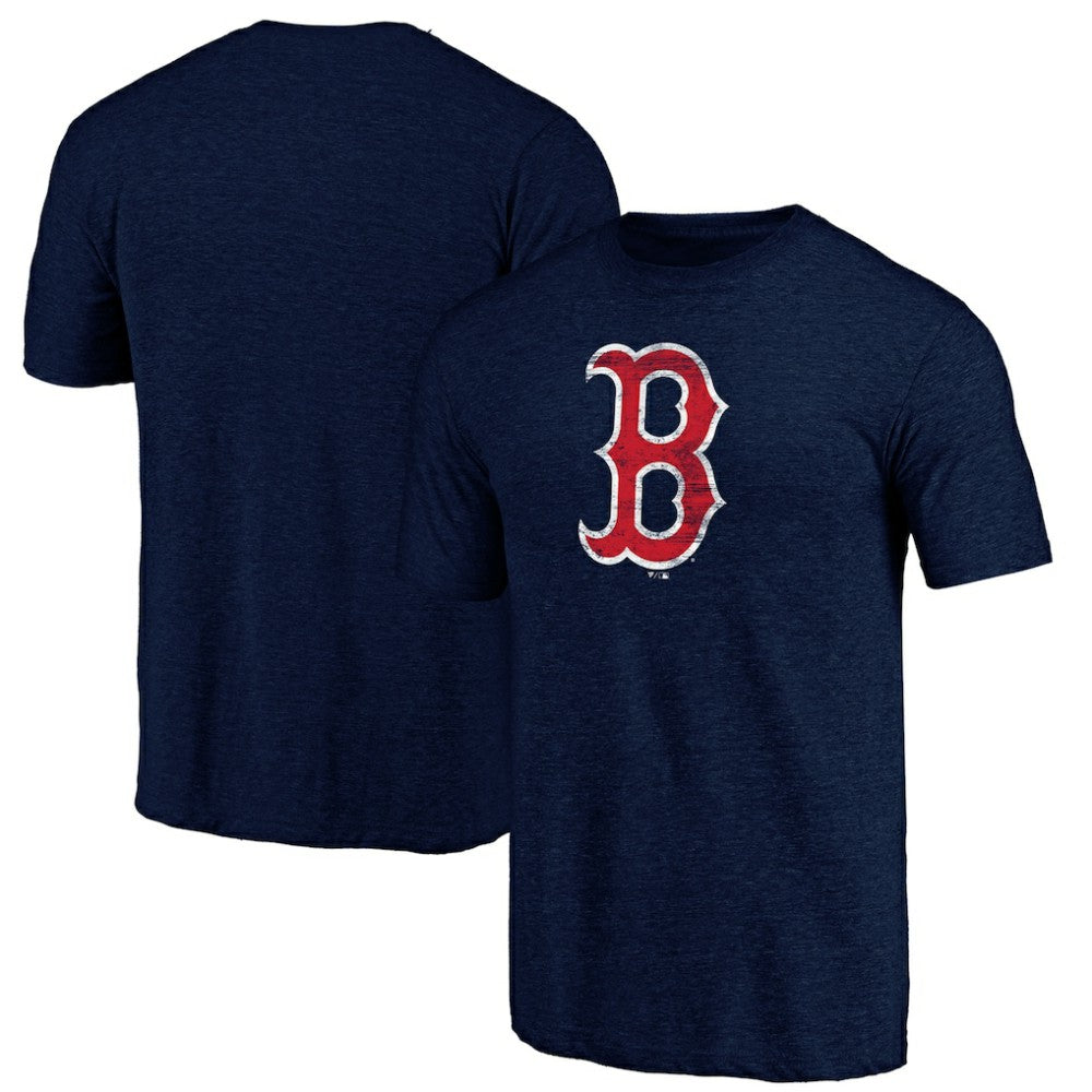 Boston Red Sox Official Logo Tri-Blend T-Shirt - MLB T-shirts