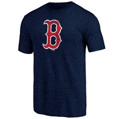 Boston Red Sox Official Logo Tri-Blend T-Shirt - MLB T-shirts