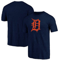 Detroit Tigers Official Logo Tri-Blend T-Shirt - MLB T-shirts