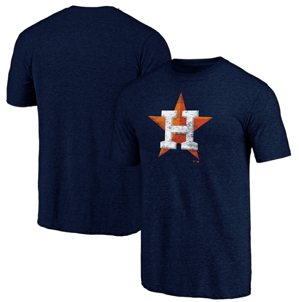 Houston Astros Official Logo Tri-Blend T-Shirt - MLB T-shirts