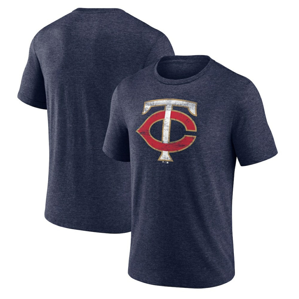 Minnesota Twins Official Logo Tri-Blend T-Shirt - MLB T-shirts
