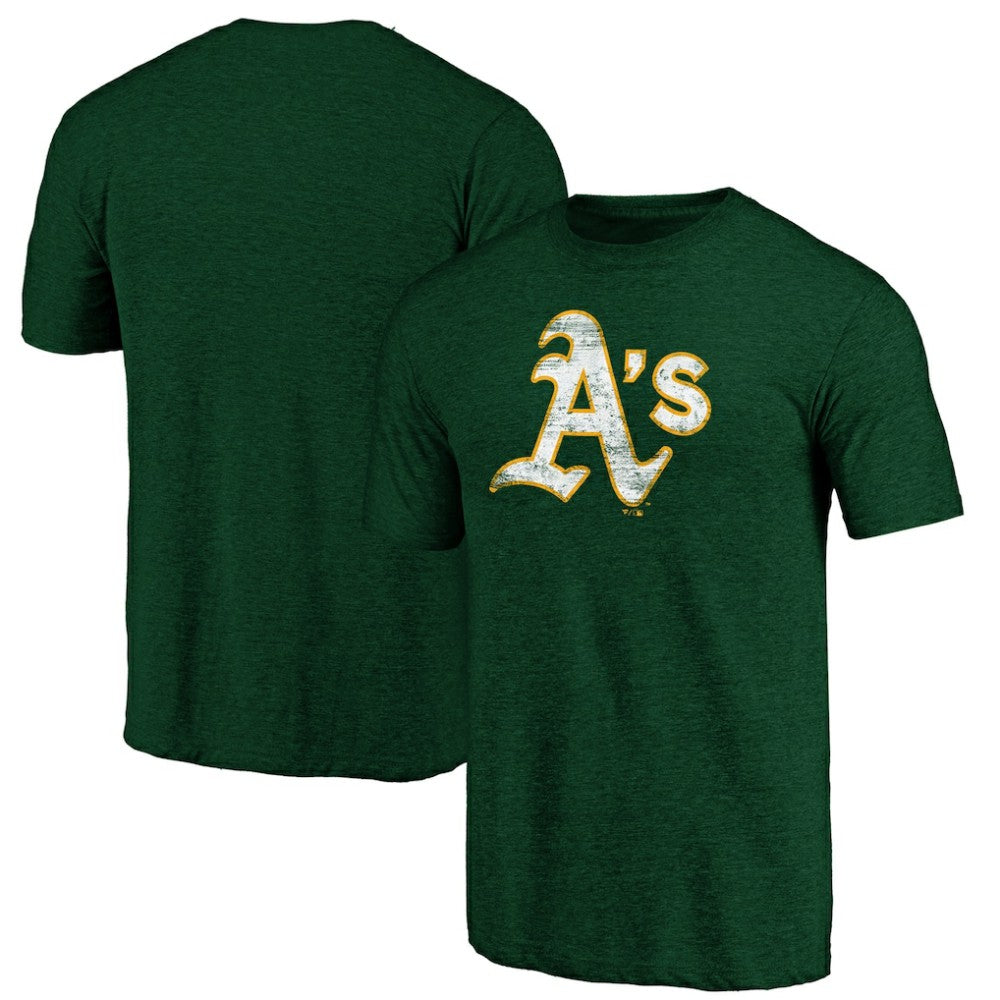 Athletics Official Logo Tri-Blend T-Shirt - MLB T-shirts